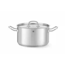  Közepes fazék- fedővel, HENDI, Kitchen Termékcsalád, 6L, ⌀240x(H)135mm
