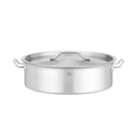 Edény fedővel, HENDI, 15,8L, ⌀380x(H)139mm