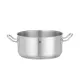 Alacsonyan falú edény - fedél nélkül, HENDI, Kitchen Termékcsalád, 4,9L, ⌀240x(H)110mm