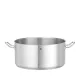 Alacsonyan falú edény - fedél nélkül, HENDI, Kitchen Termékcsalád, 12L, ⌀320x(H)150mm