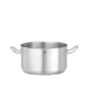 Közepes fazék - fedő nélkül, HENDI, Kitchen Termékcsalád, 6L, ⌀240x(H)135mm