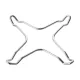 Serpenyőtartó adapter, HENDI, 255x255x(H)25mm