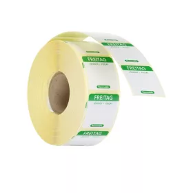   Élelmiszerbiztonsági napi matricák, újrafelhasználható, HENDI, Péntek, Zöld, 1000 db., 25x25mm