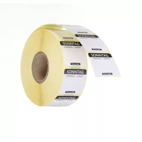   Élelmiszerbiztonsági napi matricák, újrafelhasználható, HENDI, Vasárnap, Fekete, 1000 db., 25x25mm