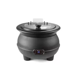 Leves melegentartó, HENDI, 8L, 230V/450W, ⌀370x(H)316mm