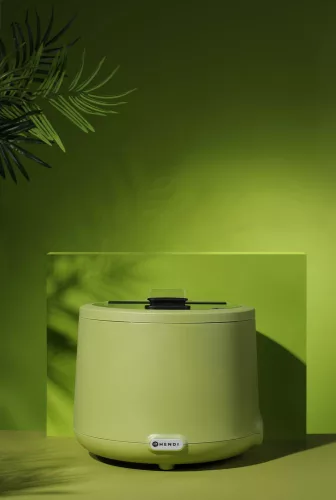 Leveses vízforraló UNIQ, HENDI, designed by Robert Bronwasser, 8L, Zöld, 220-240V/500W, ⌀365x(H)325mm