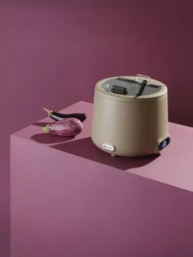 Leveses vízforraló UNIQ, HENDI, designed by Robert Bronwasser, 8L, Bézs, 220-240V/500W, ⌀365x(H)325mm