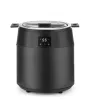 Leves melegentartó, víz nélküli, 10L, HENDI, 10L, Fekete, 220-240V/450W, ⌀330x(H)398mm