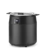 Leves melegentartó, víz nélküli, 10L, HENDI, 10L, Fekete, 220-240V/450W, ⌀330x(H)398mm
