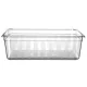 HENDI GN edény 2/1, , GN 2/1, 58L, Átlátszó, 650x530x(H)200mm