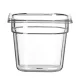 HENDI GN edény 1/6, , Profi Termékcsalád, GN 1/6, 2,4L, Átlátszó, 176x162x(H)150mm