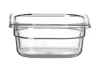 HENDI GN edény 1/6, , Profi Termékcsalád, GN 1/6, 1L, Átlátszó, 176x162x(H)65mm