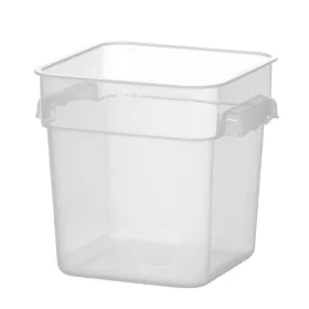 Hendi Ételtároló Rekesz – 3,8L, Négyzet alakú, Skálázott – Polipropilén (869384)