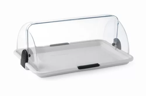 Ételtároló rolltop fedővel, HENDI, 465x310x(H)190mm