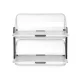 Ételtároló rolltop fedővel - kettős, HENDI, 465x310x(H)410mm