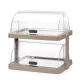 HENDI Dupla roll-top fedeles hűtővitrin Duo UNIQ - Bézs, 480x355x480mm (871959)