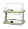 HENDI Dupla roll-top fedeles hűtővitrin Duo UNIQ - Zöld, 480x355x480mm (871973)