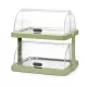 HENDI Dupla roll-top fedeles hűtővitrin Duo UNIQ - Zöld, 480x355x480mm (871973)