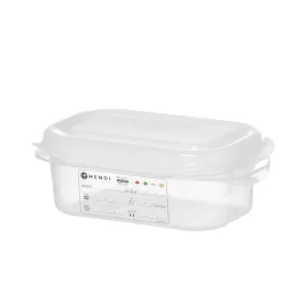   GN 1/9 tartály, polipropilén, HENDI, GN 1/9, 0,6L, Átlátszó, 176x108x(H)65mm