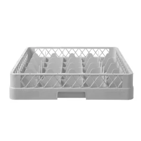   HENDI Mosogatókosár poharaknak - 25 rekeszes, 500x500x104 mm - Ipari mosogatógépekhez (877036)
