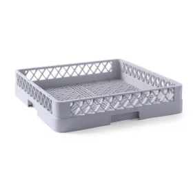   HENDI Mosogatókosár evőeszközökhöz - 500x500x100 mm - Ipari mosogatógépekhez (877203)