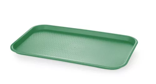 AmerBox Polipropilén Gyorséttermi Tálca - GN 1/1, 530x325 mm, Zöld (878576)
