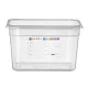 HENDI GN edény 1/2, , GN 1/2, 12,5L, Átlátszó, 325x265x(H)200mm