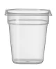 GN edény 1/6, HENDI, Profi Termékcsalád, GN 1/6, 3,4L, Átlátszó, 176x162x(H)200mm