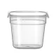 HENDI GN edény 1/6, , Profi Termékcsalád, GN 1/6, 2,4L, Átlátszó, 176x162x(H)150mm