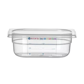   GN edény 1/9, HENDI, GN 1/9, 0,6L, Átlátszó, 176x108x(H)65mm