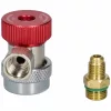 Töltő csatlakozó autóklíma R134a M12x1,5 HP (piros) EGYSZERŰ, átalakítóval