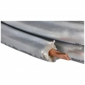   6x1 mm (1/4) Alumínium kasírozott Szigetelt rézcső, klíma 25 méteres tekercs