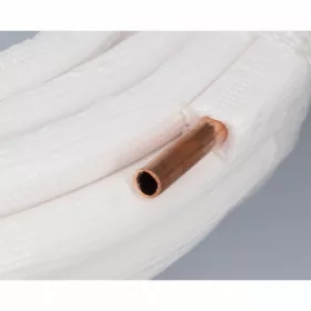 10x1 mm (3/8) Szigetelt rézcső, klíma 25 méteres tekercs