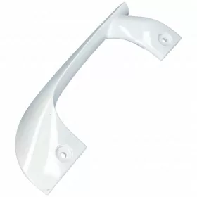   Fogantyú, ívelt, fehér, műanyag (eredeti) GORENJE / MORA hűtőgép