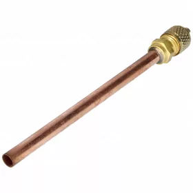 Töltőcső + szelep 10 cm csővel d=6,3