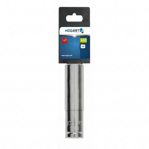 Dugókulcs hatszög 1/2", 8 mm, hosszú,  HÖGERT HT1A258
