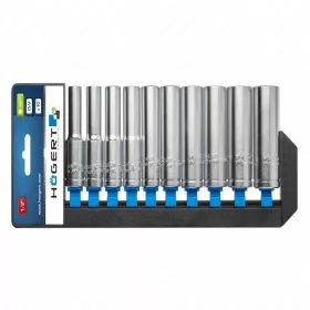   Dugókulcs készlet HEX 1/2",10 részes, HÖGERT HT1A888