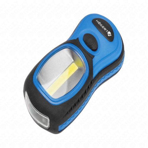 Zseblámpa, elemlámpa COB 3W, LED 3W, 160 lm, HÖGERT HT1E402