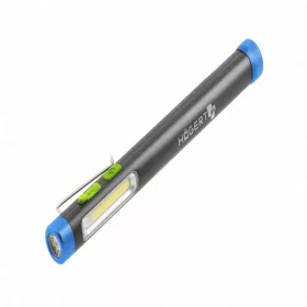   LED tolllámpa UV funkcióval (elemlámpa), 300 lm, 4 mód, akkumulátor, HÖGERT HT1E403