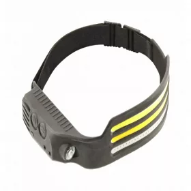   Fejlámpa, fejpánt világítás, akkumulátoros, mozgásérzékelő, COB LED, 10 funkcióval, USB, HÖGERT HT1E427