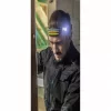 Fejlámpa, fejpánt világítás, akkumulátoros, mozgásérzékelő, COB LED, 10 funkcióval, USB, HÖGERT HT1E427