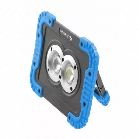  LED reflektor, akkumulátoros, COB 2x10W, IP54, PowerBank funkció, HÖGERT HT1E430