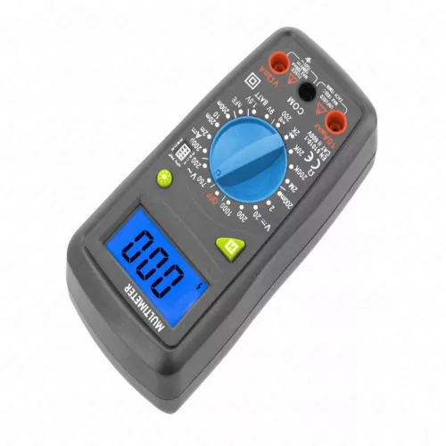 Digitális multiméter, LED dióda, AC-DC 600V, 10A, 2 MΩ , HÖGERT HT1E602
