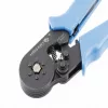 Érvéghüvely krimpelő fogó, racsnis, szigetelt saruhoz, hatpofás, 0,25-6  mm², HÖGERT HT1P205