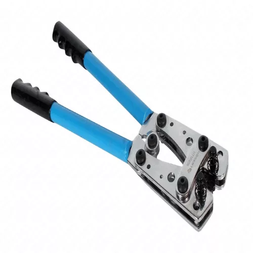 Szigeteletlen szemes sarus présszerszám, 6-10-16-25-35-50  mm², 10-1 AWG, 390  mm, HÖGERT HT1P206