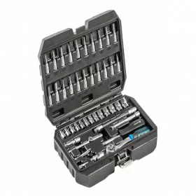   Dugókulcs és bitkészlet 1/4", 46 részes, 25 év garancia, HÖGERT HT1R216
