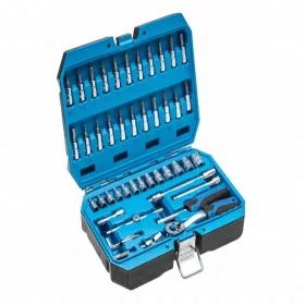   Dugókulcs és bitkészlet 1/4", 46 részes, 25 év garancia, HÖGERT HT1R416