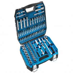  Dugókulcs és bitkészlet 1/2", 1/4", 5/16" bitfejek, 95 részes, 25 év garancia, HÖGERT HT1R426