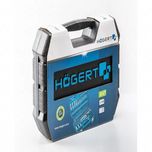 Dugókulcs és bitkészlet 1/2", 1/4", 144 részes, 25 év garancia, HÖGERT HT1R440