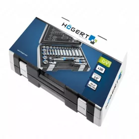   Dugókulcs készlet racsnis hajtószár 3/8", 36 részes, Élettartam garancia, HÖGERT HT1R465